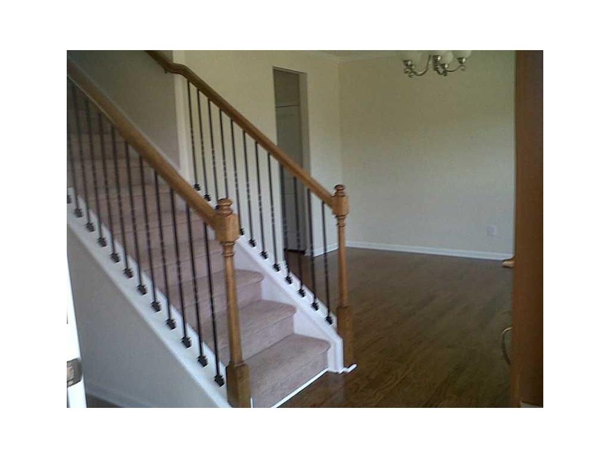 Interior Space/Layout. Staircase is split from the
