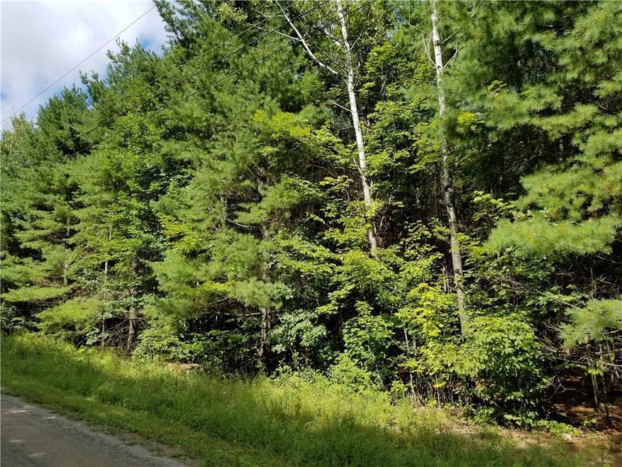 6-acre lot with 300 feet of road...