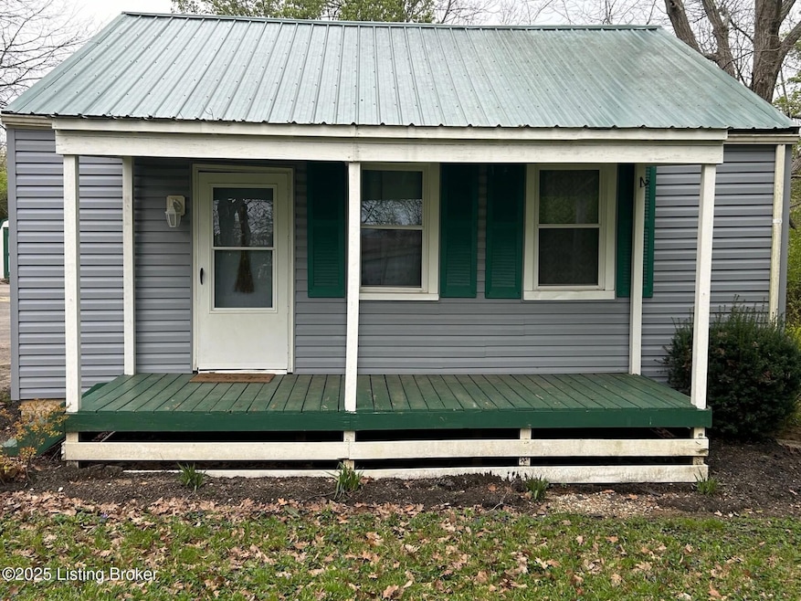 front of the house