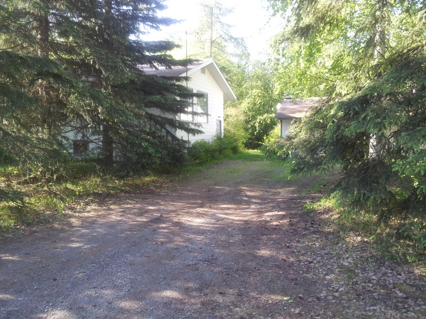 looking up driveway