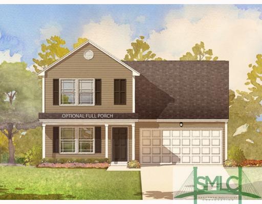 Exterior Front. builder plan - please view home