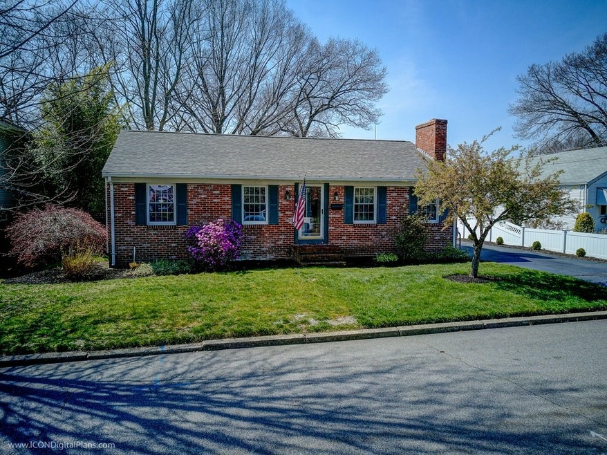 Deceivingly spacious, brick-front ranch home