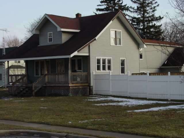 This is the front view of the home.