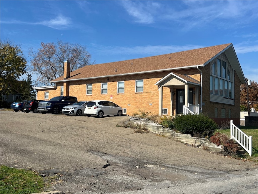 Front elevation from parking lot