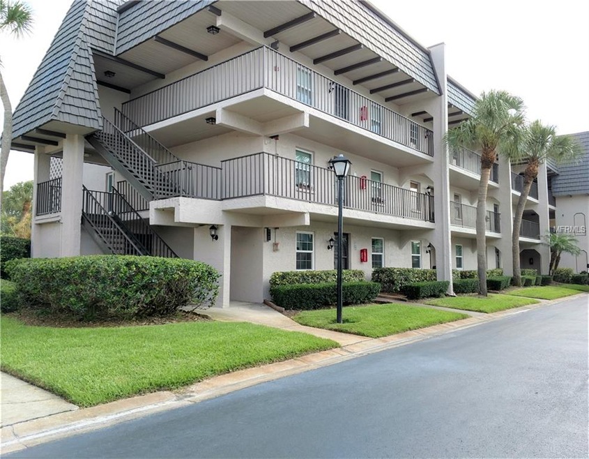 Building view. Ground floor unit is close to eleva
