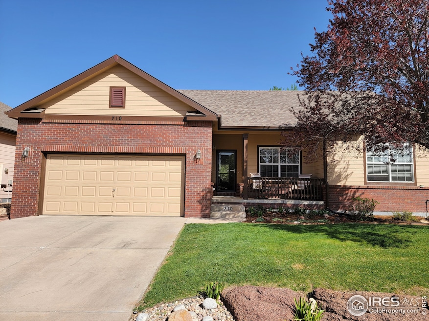 Welcome Home. The front of the home faces West.