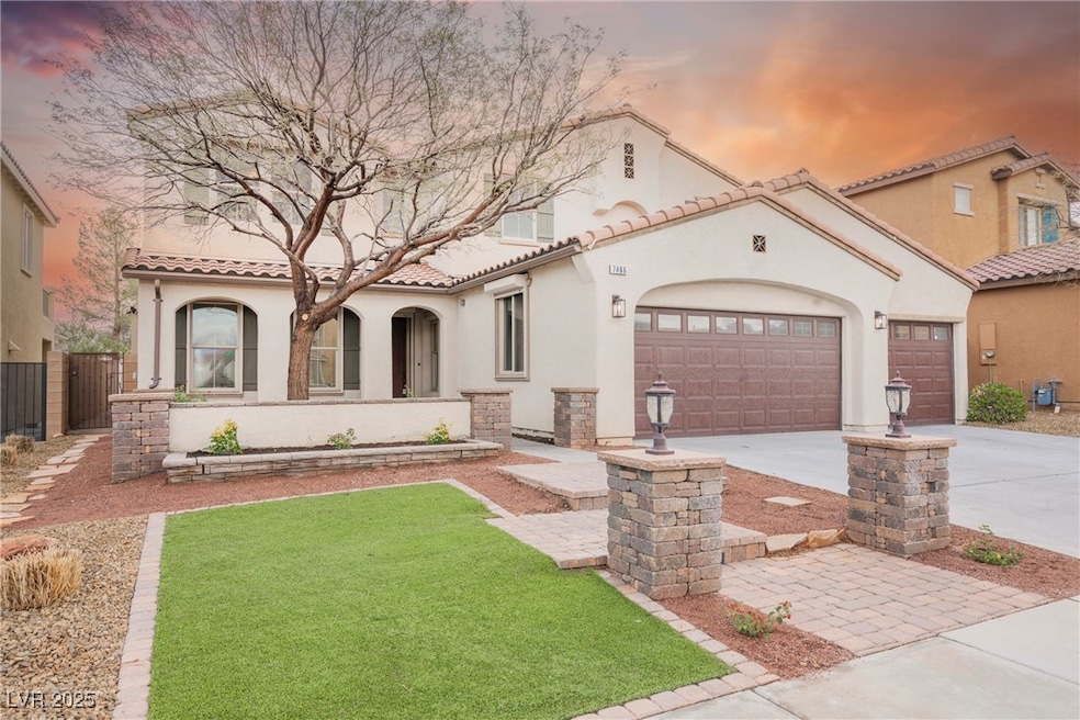 Mediterranean / spanish-style home with concrete d