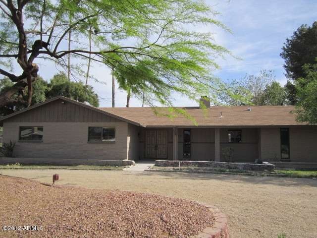 Brick home on an acre