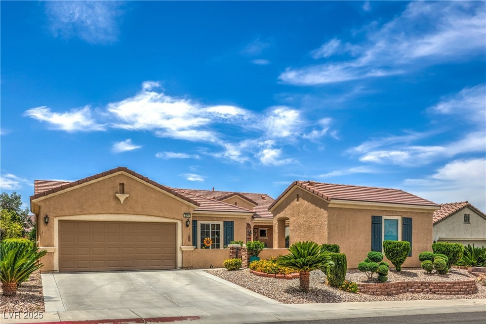Single story home featuring a garage, stucco sidin
