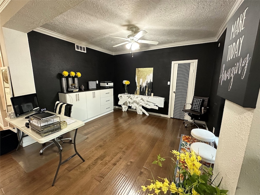 One of the bedrooms has been converted into an ele