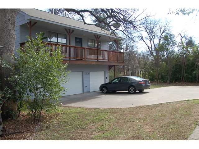 Exterior Front : Garage apartment on second floor 