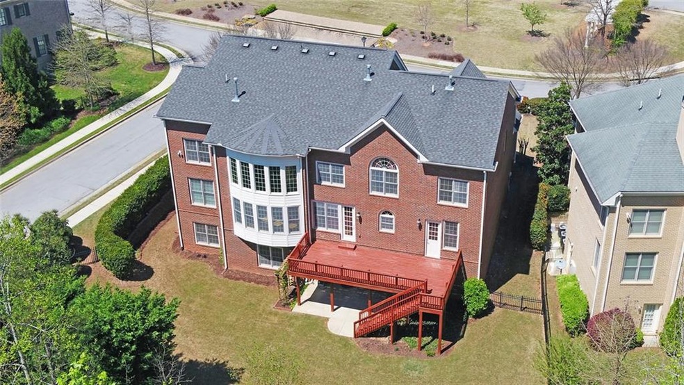 Aerial Rear View; 4 Sided Brick except Radius Wind