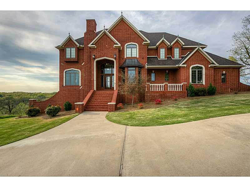 Exterior Front. Welcome home to your luxury estate in Northwest Arkansas!