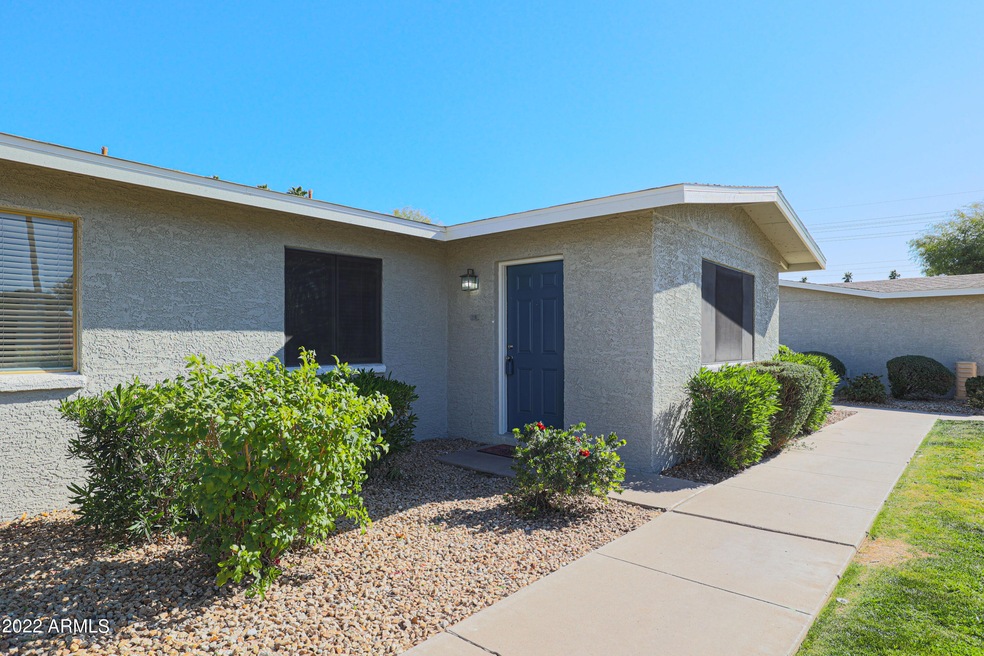 Front of condo
