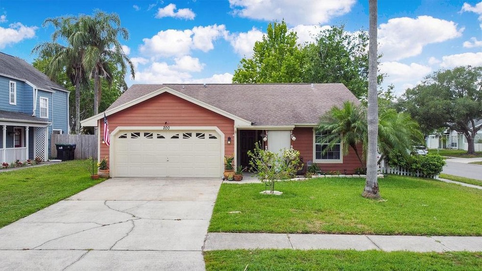 Front of home, corner lot