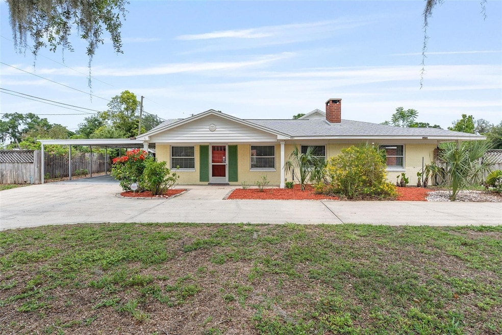 Corner Lot with wrap-around driveway