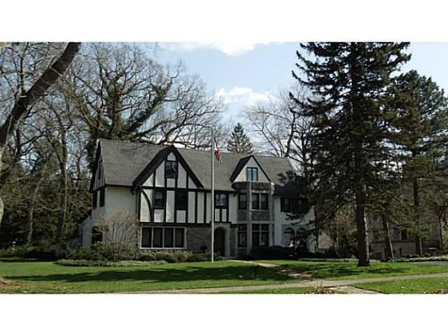 Exterior Front. 165 Ambassador Drive. Stately Hous