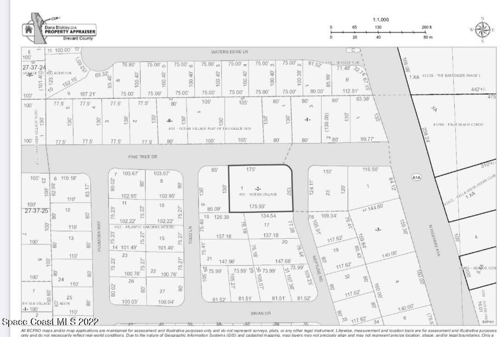 Brevard County Area Map