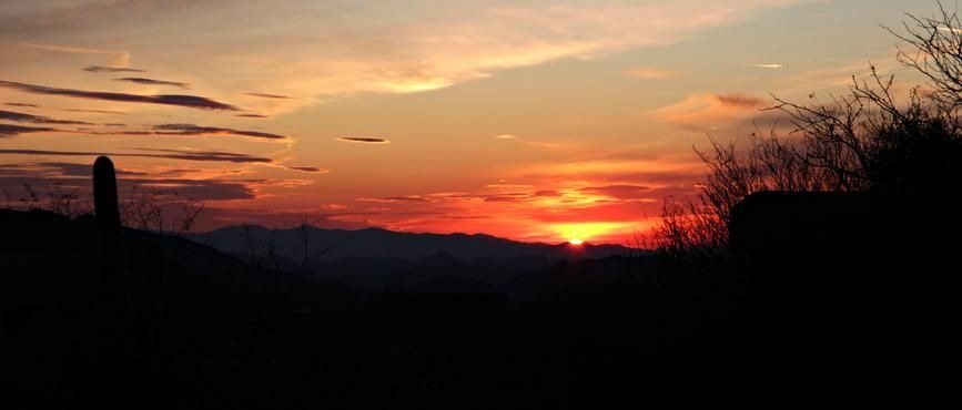 Amazing sunset views