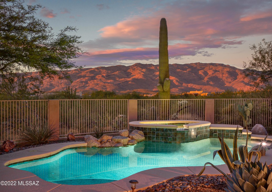 Private desert oasis