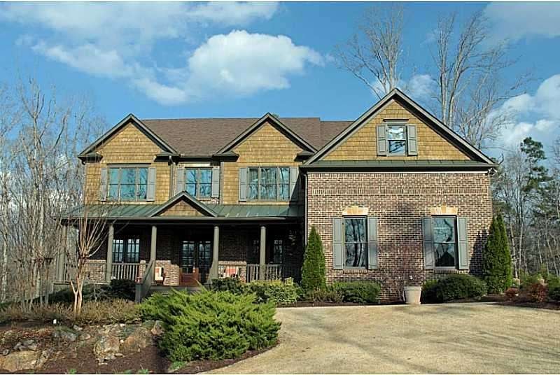 Exterior Front. Picture taken in early spring sunl