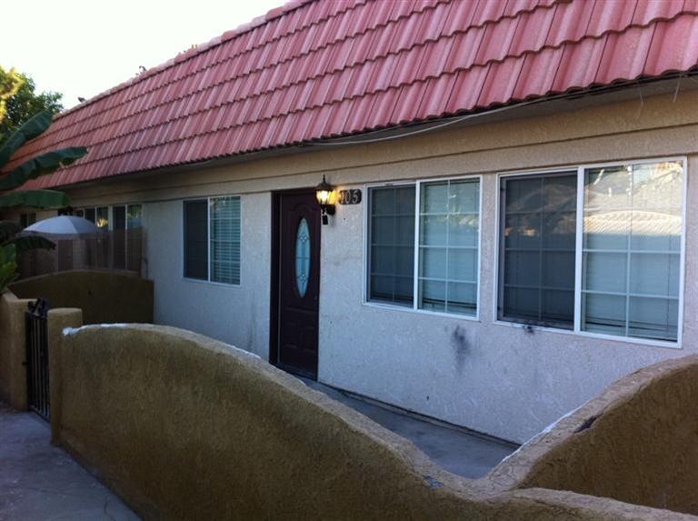 Picture is of a sample courtyard at the complex.
