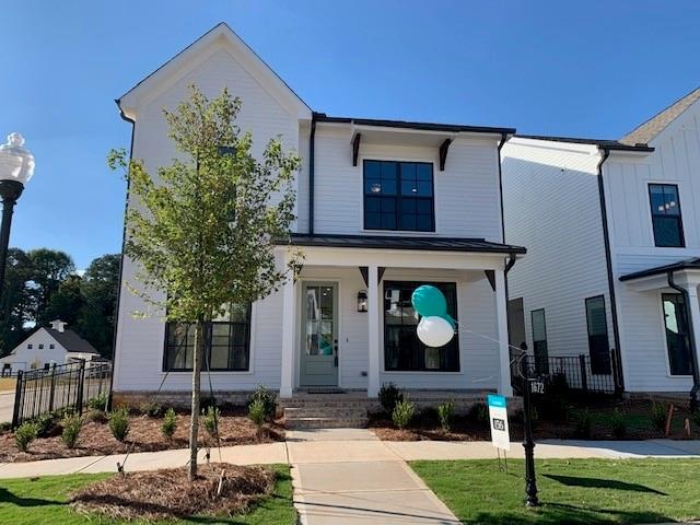 Modern Farmhouse front porch elevation