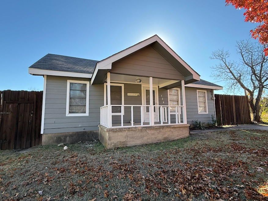 View of front of house featuring covered porch