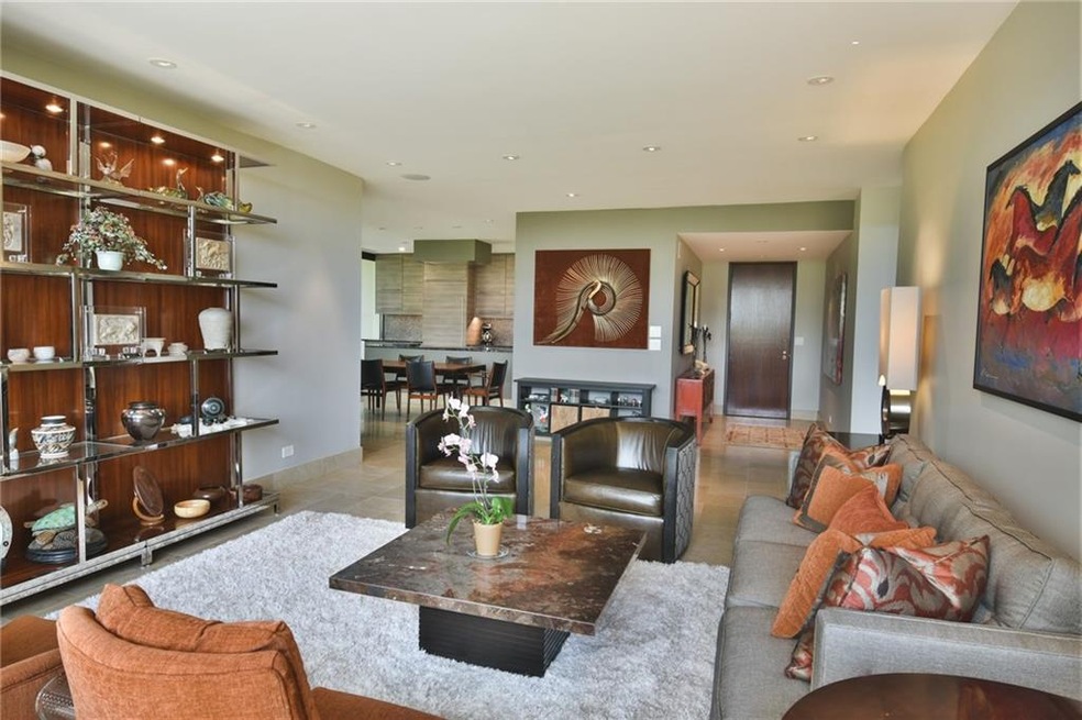 When you enter this Mid Century condominium though