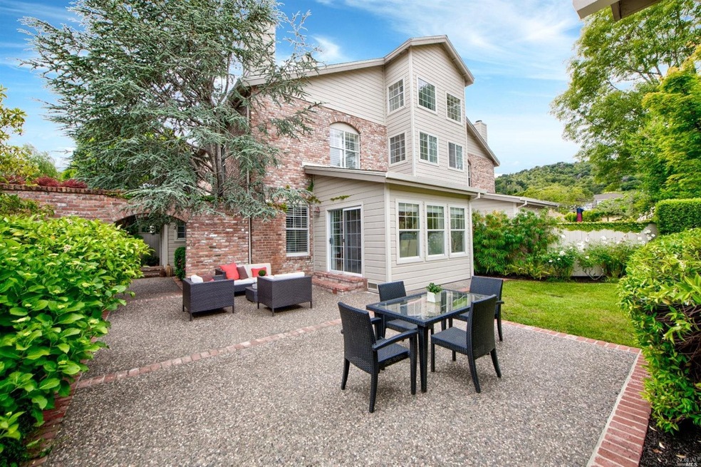 Huge, private backyard with patio and level lawn.