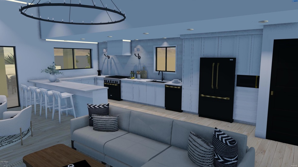 White shaker kitchen