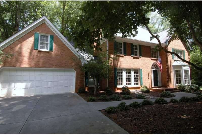 Exterior Front. Beautiful Brick Home on .45 Acres