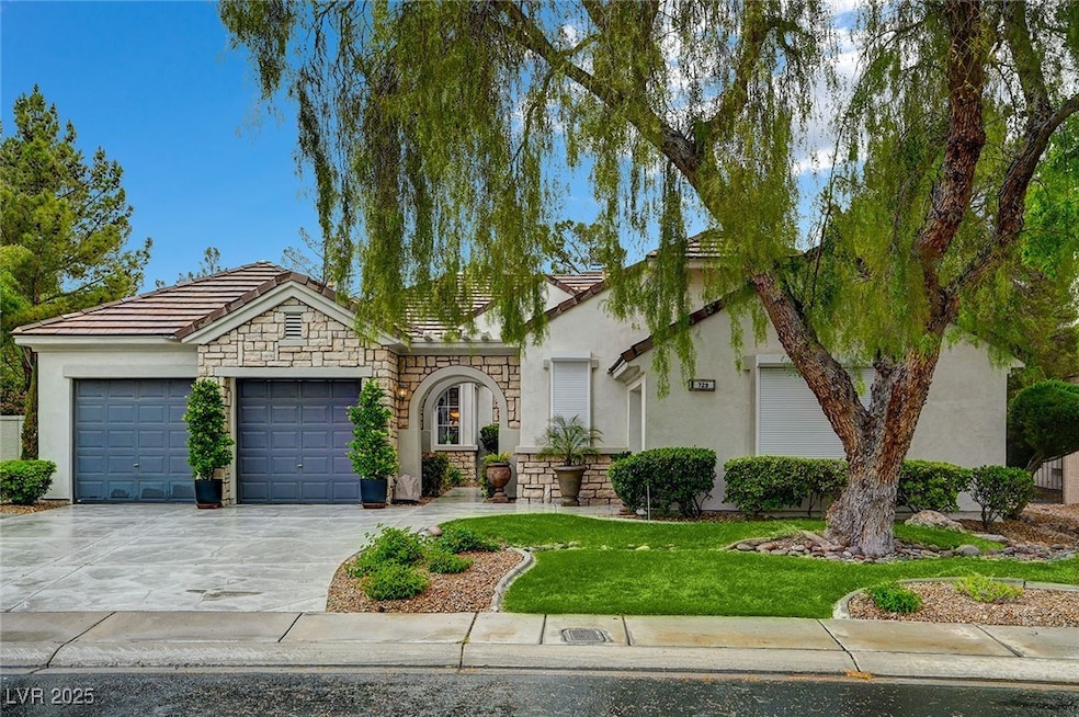 View of front of property featuring stucco siding,