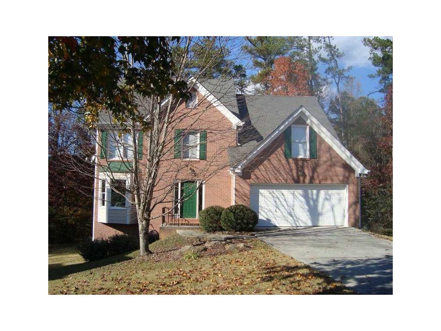 Exterior Front. Brick front home with hardiplank s