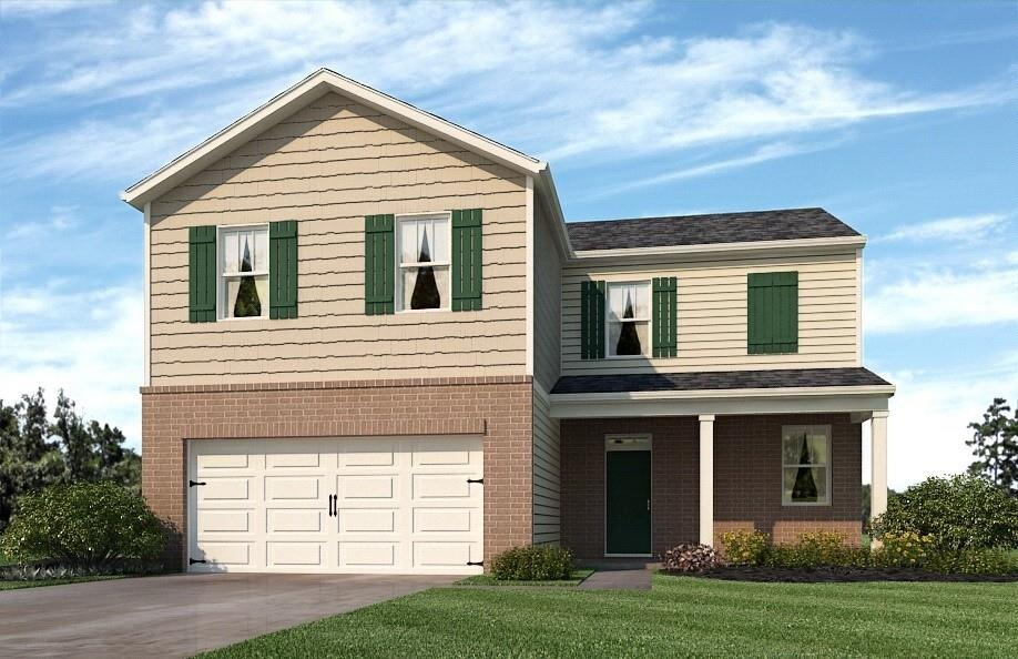 Color Rendering of Plan & Elevation