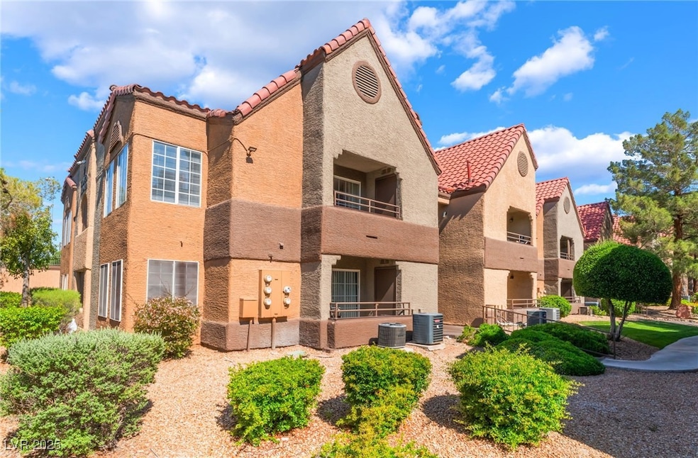 Upstairs corner unit location offers maximum priva