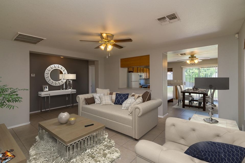 Living Room Staged