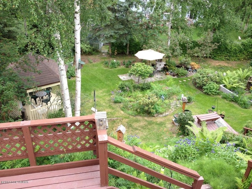 Deck view of Garden