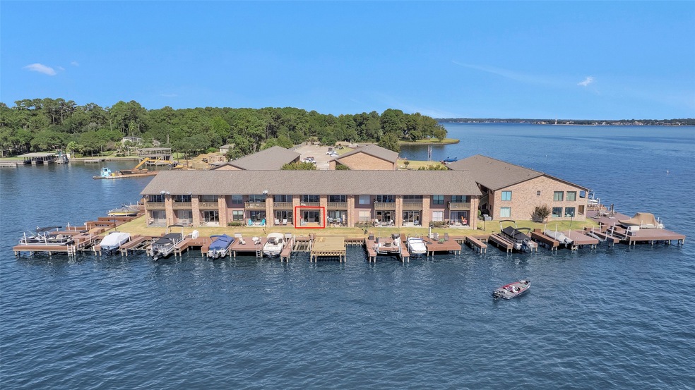 Ground floor condo outlined in red.  OPEN WATER VI