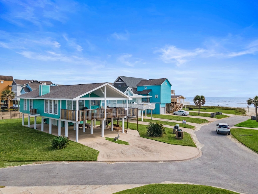 Home located at the front of the lot providing an