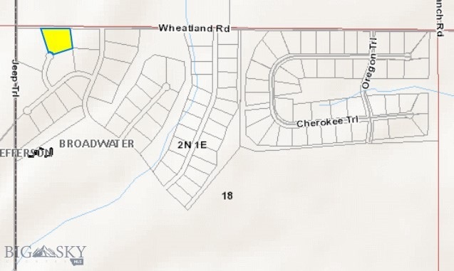 Westside Trails Lot 242 Cadastral View