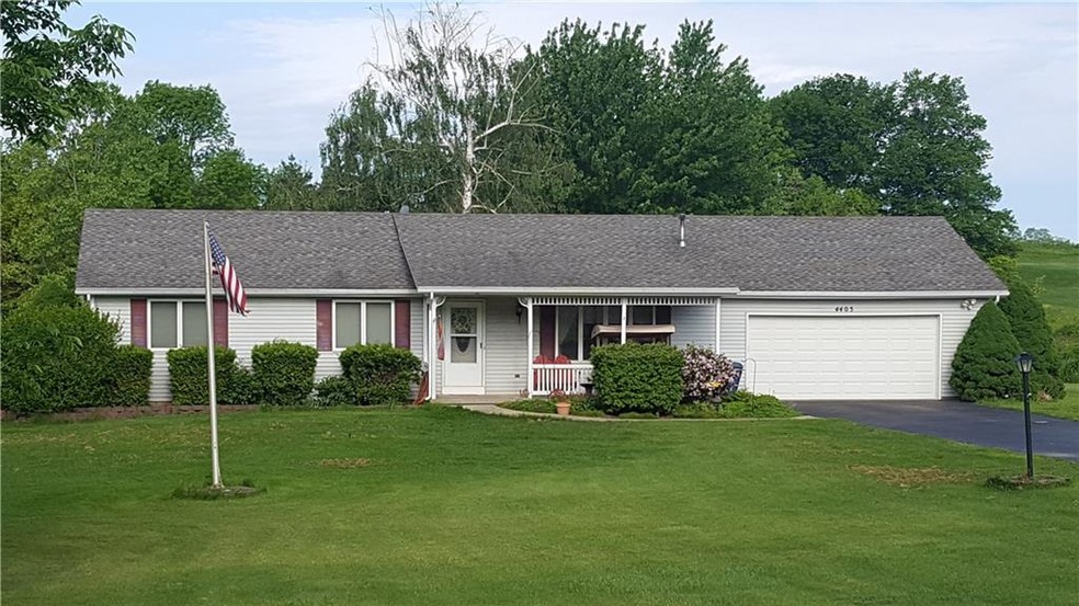 4405 Downs Rd.1734 sq ft RANCH on over 1 acre lot 