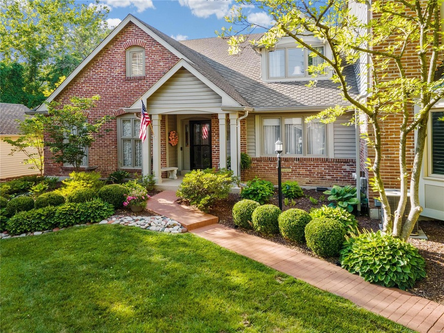 Stunning curb appeal greets you as you approach th