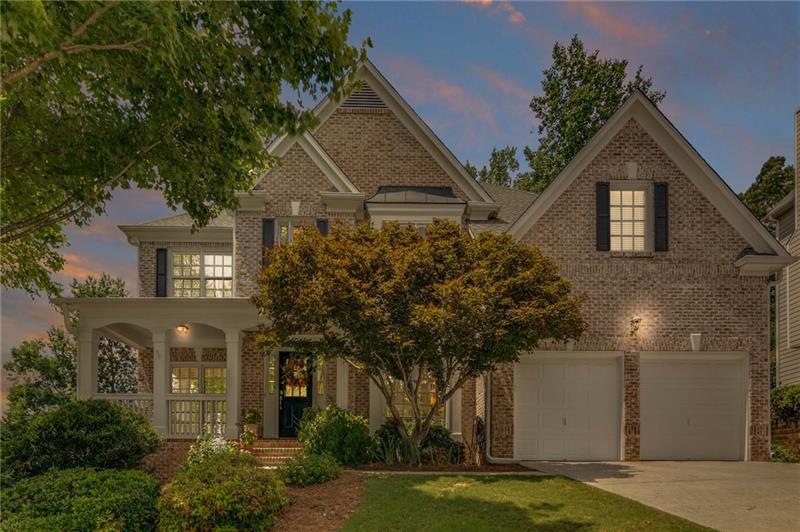 Handsome home with true front porch on a cul-de-sa