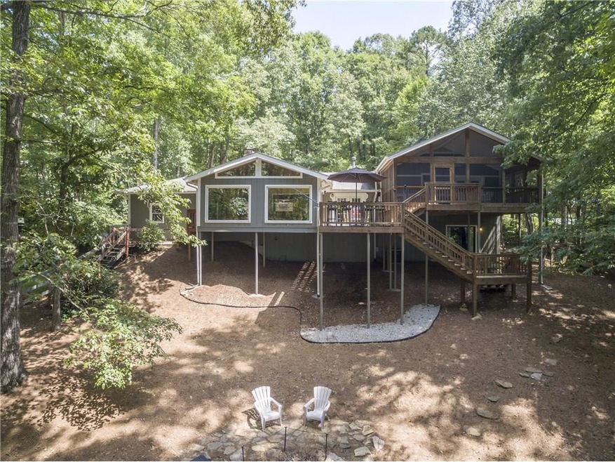 Views from large windows and decks!  Great for ent