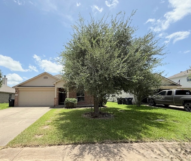 Obstructed view of property featuring concrete dri