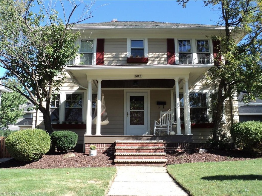 Welcome to 1629 Onondaga.  Notice the welcoming front porch and flowerboxes.