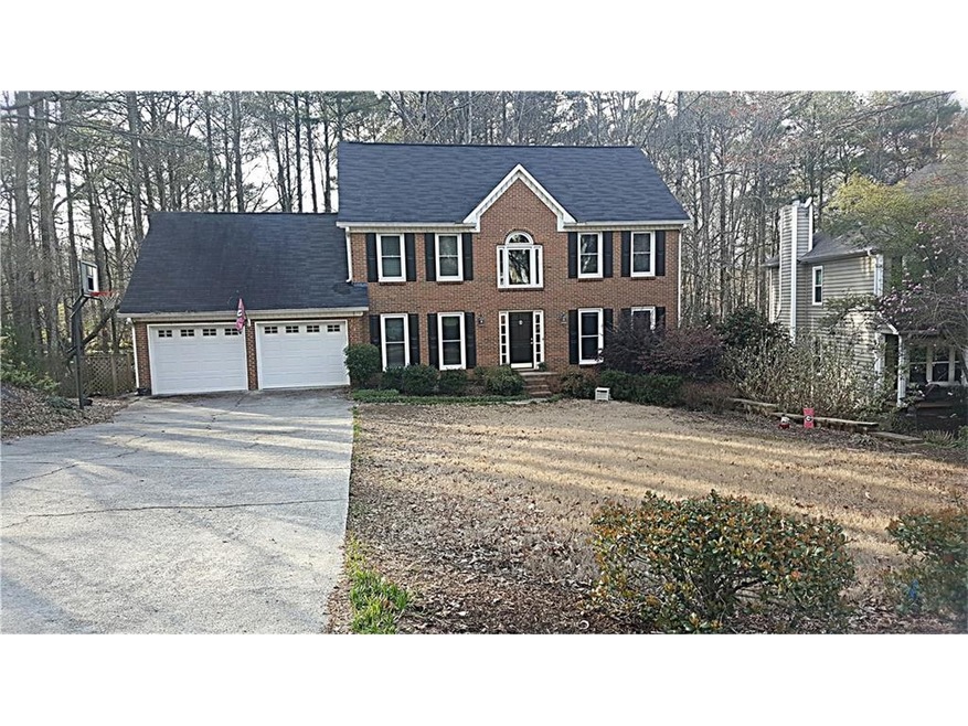 Large brick front home