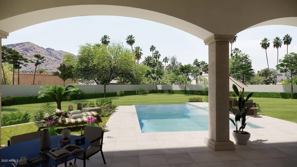 Rear Patio