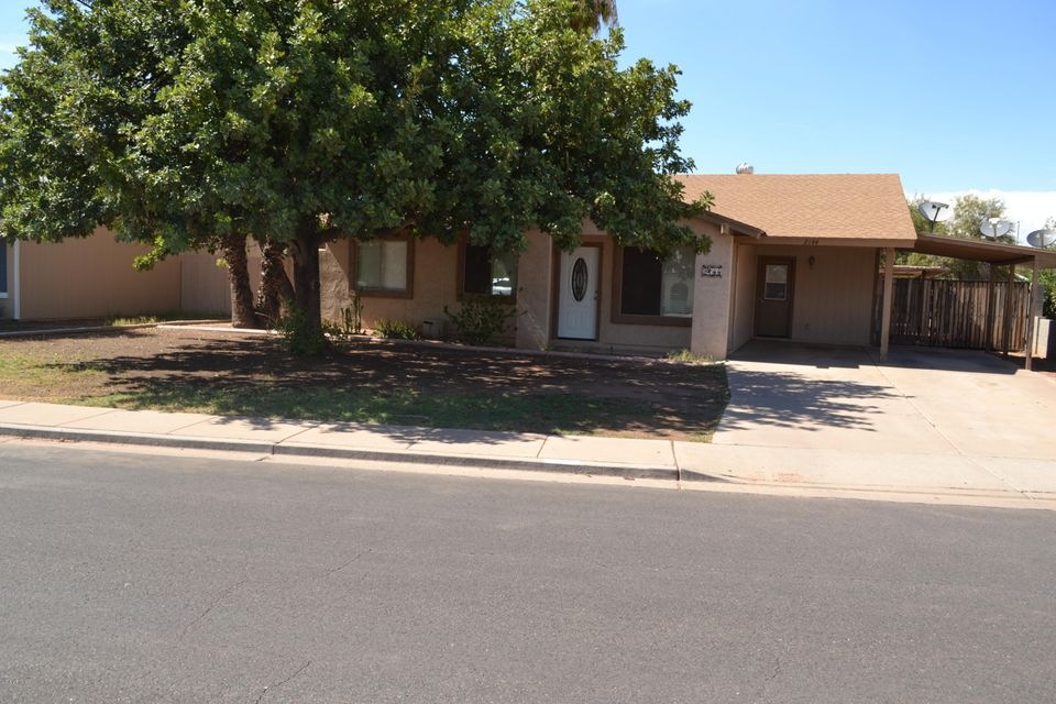 FRONT VIEW OF HOME